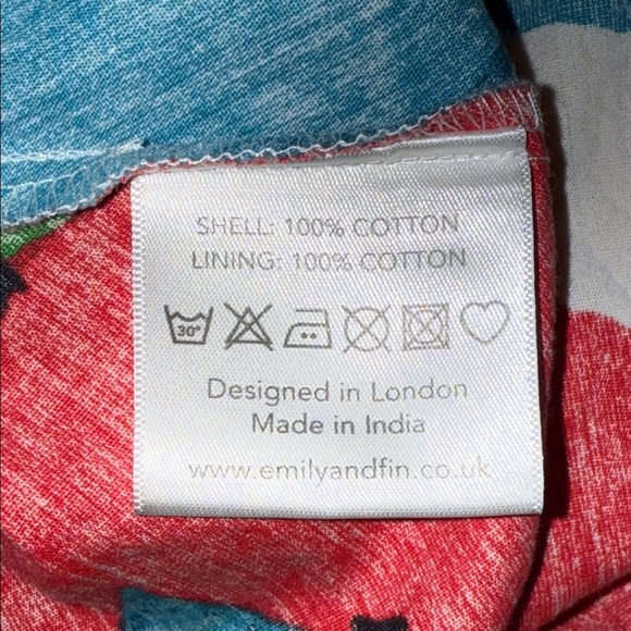 Emily & Fin Margot Midi Dress SZ Large - Picture 8 of 8